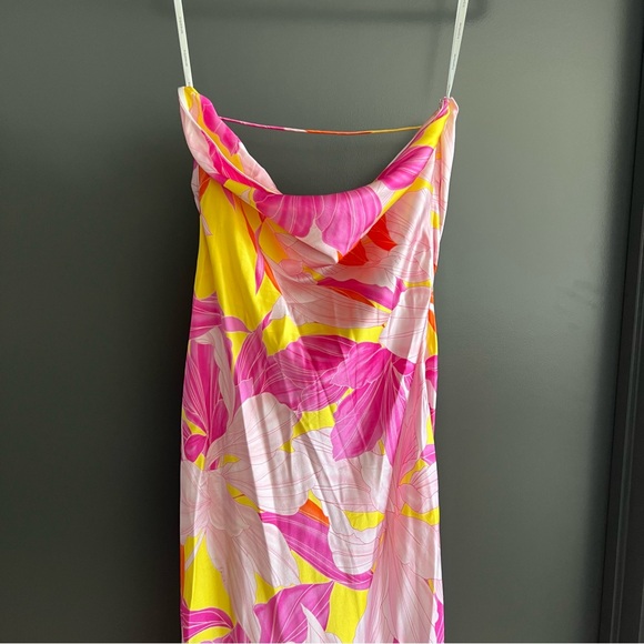 Retrofete Keaton silk maxi dress in botanical floral Size Small NEW! with tags! - Picture 4 of 12